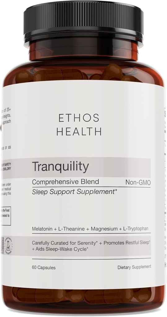 Dr. Scott's Natural Sleep Remedy, Doctor-Formulated Natural Sleep Aid, Melatonin for Adults, Sleeping Aid for Deeper and Better Sleep, Non-Habit Forming Sleeping Pills, 60 Vegan Capsules