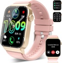 Smart Watch for Men Women(Answer/Make Calls), 1.85" HD Smartwatch, Fitness Watch with 112 Sports Modes, Heart Rate Sleep Monitor/Step Counter, IP68 Waterproof Fitness Tracker for Android, Deep Pink