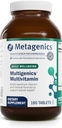 Metagenics Multigenics Multivitamin - Daily Multivitamin with Beta-Carotene, Folic Acid, Calcium & Magnesium - Supports Bone, Heart, Immune & Cellular Health* - Non-GMO, Gluten-Free - 180 Tablets