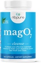 nbpure MagO7 - Natural Colon Cleanse & Detox - Occasional Constipation Relief, Stool Softening, & Bloating Support for Men & Women - Ozonated Magnesium Oxide, 100 Capsules