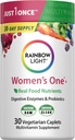 Rainbow Light Womens One High-Potency Daily Multivitamin, Womens Multivitamin Provides High-Potency Immune Support, With Vitamin C, Biotin and Ashwagandha, Vegetarian, 30 Count