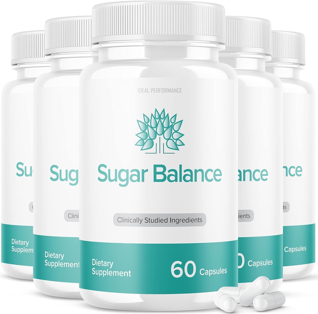 (5 Pack) SugarBalance Capsules Supplement Max Advanced Formula (300 Capsules)