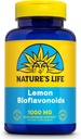 Nature's Life Lemon Bioflavonoids 1000mg - Citrus Bioflavonoids Supplement with Hesperidin and Rutin - Antioxidant and Cellular Support, Vitamin C Absorption - 60 Day Guarantee, 100 Serv, 100 Tablets