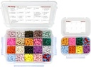 8 & 20 Compartment Large Pill Case with Airtight Seal - Silicone Gasket Waterproof Med Box with Medication Map (Combo Pack - 20 & 8 Compartment)