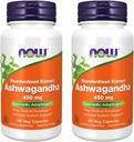 NOW Foods Ashwagandha Extract 450mg, 90 VCaps (Pack of 2)