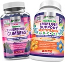 FRESH HEALTHCARE Elderberry Gummies and Immune Multivitamin - Bundle