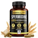 Earth Elixir Spermidine Supplements 1200mg (90 Capsules) – Anti Aging - 3rd Party Tested (12mg Spermidine Powder) Max Purity - 100% Pure Espermidina- Fermented Wheat Germ Extract - NMN Alternative