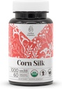 Corn Silk USDA Organic 60 Capsules | High-Potency Natural Supplement | Certified Organic Vegetarian Capsules and Organic Corn Silk (Zea Mays) Dried Silk (60 Capsules)