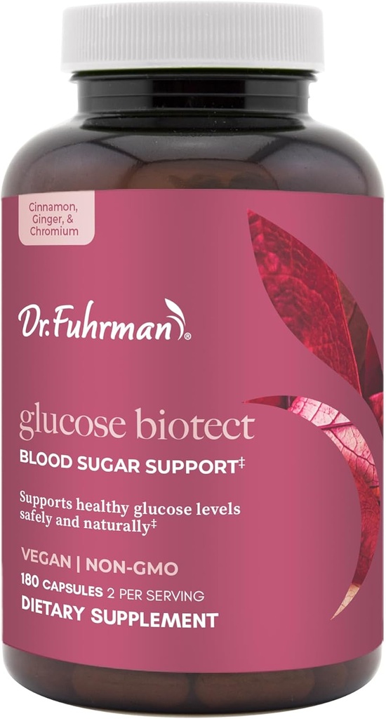 Dr. Fuhrman Glucose Biotect Natural Blood Sugar Support 180 Capsules