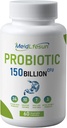 Organic Probiotic and Prebiotics,150 Billion CFU 34 Strains, Digestive Enzymes,for Men and Women, 60 Vegan Capsules for Gut Health & Digestive Support, Non-GMO, Gluten Free