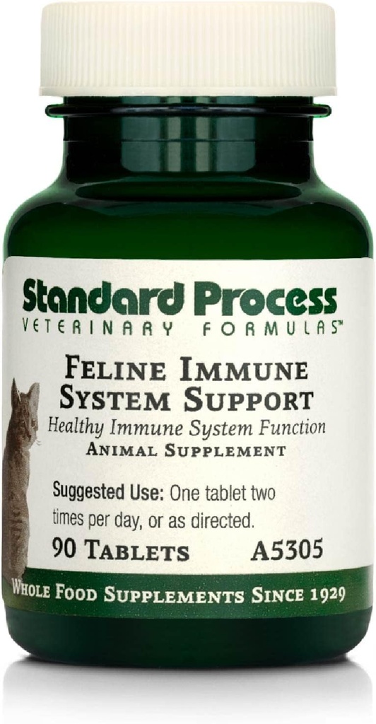 Standard Process Feline Vitality Bundle - Whole Food Supplement Kit with Feline Renal Support & Feline Immune System Support - Cat Nutritional Supplements for Immune & Urinary Health Support