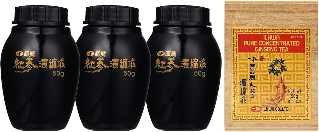 ILHWA Korean Concentrated Ginseng Extract (Concentrated Ginseng 1.76 oz (Pack of 3))