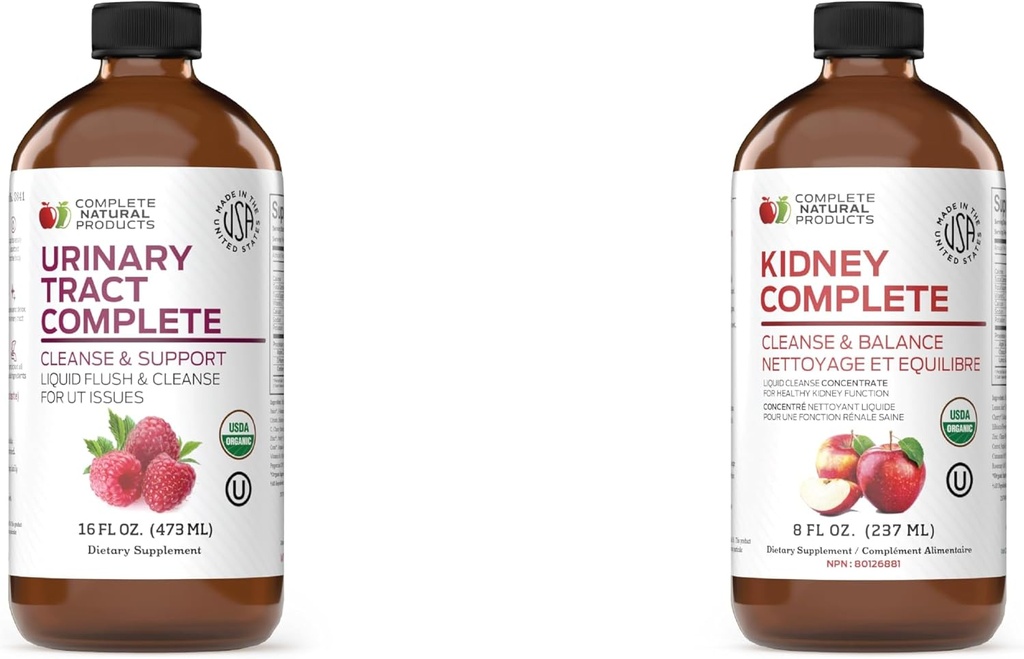 Complete Natural Urinary Tract Complete 8oz & Kidney Complete 8oz Bundle