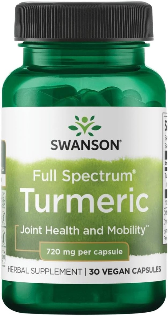 Swanson Turmeric 720 Milligrams 30 Capsules