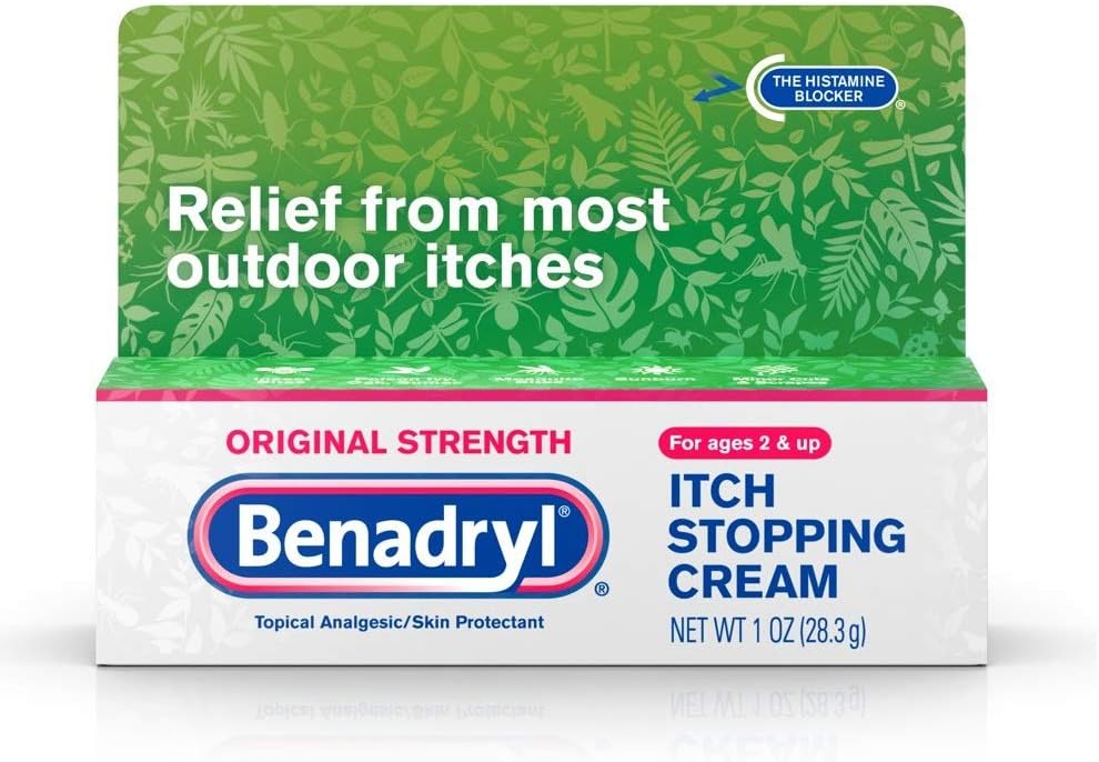 Benadryl Itch Stopping Cream Original Strength 1 oz (Pack of 9)