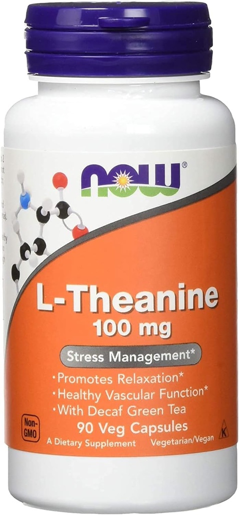 Now Foods Theanine 100mg, 90 CT