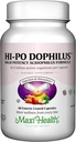 Maxi Health HI-PO Dophilus - High Potency Acidophilus Probiotics - 60 Capsules - Kosher