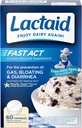 Lactaid Fast Act Lactose Intolerance Chewables with Lactase Enzymes, Vanilla, 60 Count