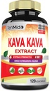 Kava Kava Supplement Extract Capsules, 4 Months Supply with Ginkgo, Ashwagandha, Valerian- Relaxation Supports Supplement- 120 Vegan Capsules
