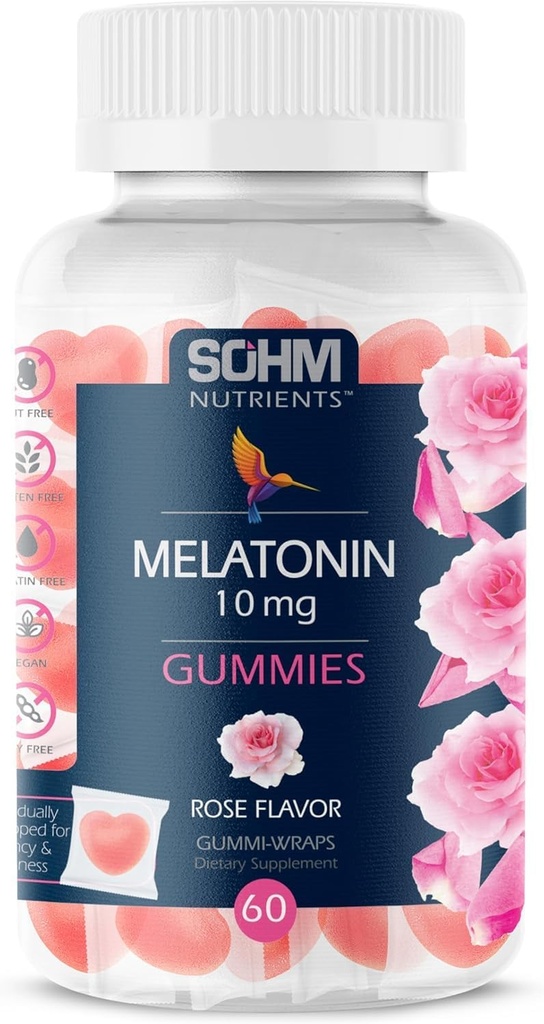 Melatonin Gummies 10 mg -Enhance Sleep Quality-Sleep Support Gummies Vegetarian