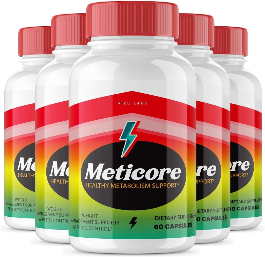 rize labs - Meticore Weight Loss Supplement, Total Body Wellness Capsules, Used to Unlock The Path to a Healthier Living, for a Leaner Figure (300 Capsules)