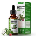 NaturePlanet Graviola Soursop Bitters Liquid Drops, 5000mg Soursop Fruit & Leaf Extract + 10 Bitters Botanicals for Immune Support Digestive Health Antioxidant Boost丨 Vegan