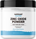 Nutricost Zinc Oxide Powder (500 Grams) 100% Pure, No additives - Vegan, Non-GMO, Nutricost Essentials
