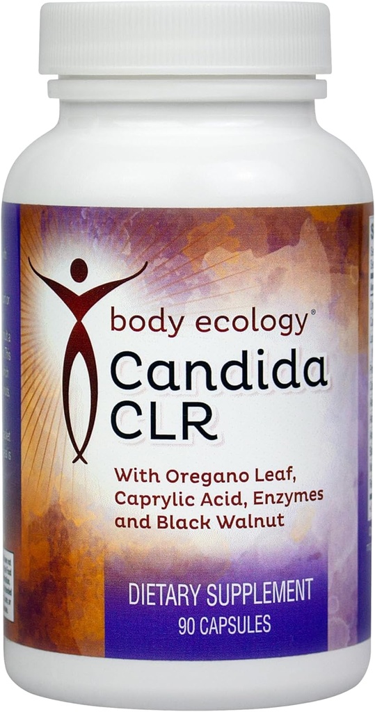 Body Ecology Candida CLR | Healthy Microbiome Supplement | Restore Gut Health | 90 Count