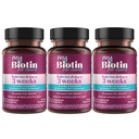 Purity Products - MyBiotin ProClinical - Thicker Hair in 3 Weeks & Fights Wrinkles - MB40X Patented Biotin Vitamin B7 Matrix w/Astaxanthin - 40X More Soluble vs Ordinary Biotin, 90 Veg Capsules