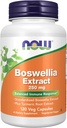 NOW Foods Supplements, Boswellia Extract 250 mg, plus Turmeric Root Extract, 120 Veg Capsules