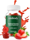 Embody: 60 Skin Gummies Multivitamin Retinol Gummy | Vitamin A Supplement for Anti-Aging, Glowing, Youthful & Clear Skin | Strong Hair & Nails with Biotin, Vitamin C, B12 & Zinc