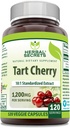 Herbal Secrets Tart Cherry 10:1 Standardized Extract Supplement | 1200 Mg Per Serving | 120 Veggie Capsules | Non-GMO | Gluten Free | Made in USA (1 Pack | 120)