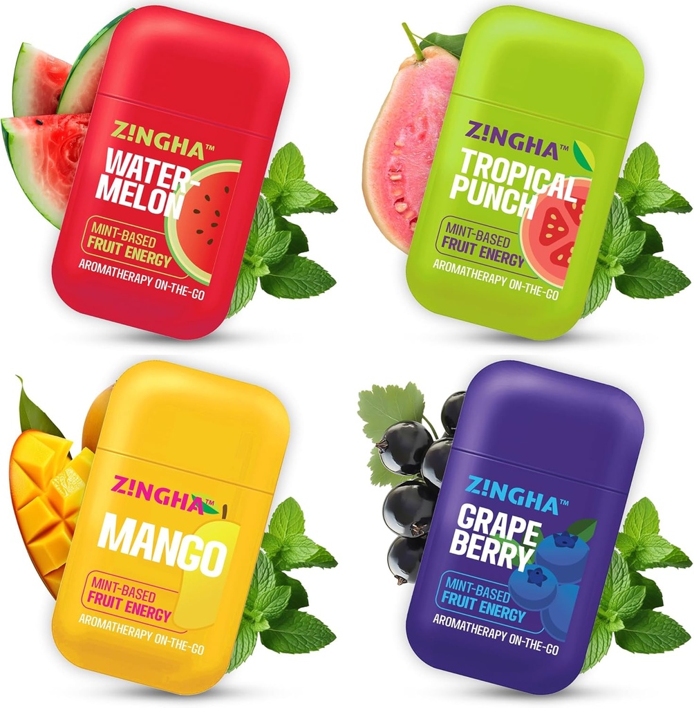 Natural Aromatherapy Dual Nasal Inhaler Stick – Uplifting Essential Oil Blend for Refreshing Scents & Daily Clarity | Portable, Travel-Friendly Nasal Stick for Aromatic Enjoyment