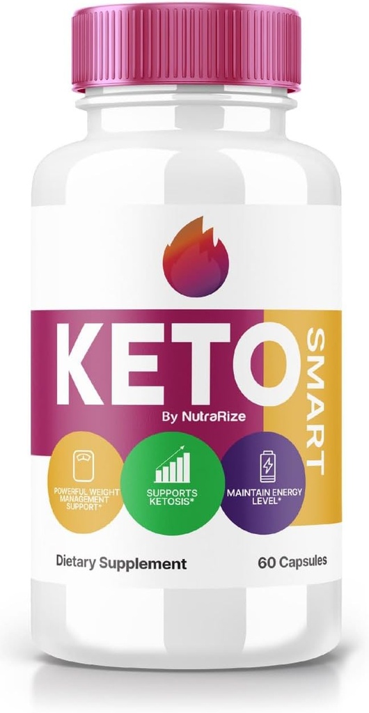 Keto Smart Capsules - Keto Smart Dietary Supplement for Advanced Weight Loss, Maximum Strength All-Natural Pills for Targeting Belly Fat, KetoSmart Pastillas Reviews (60 Capsules)