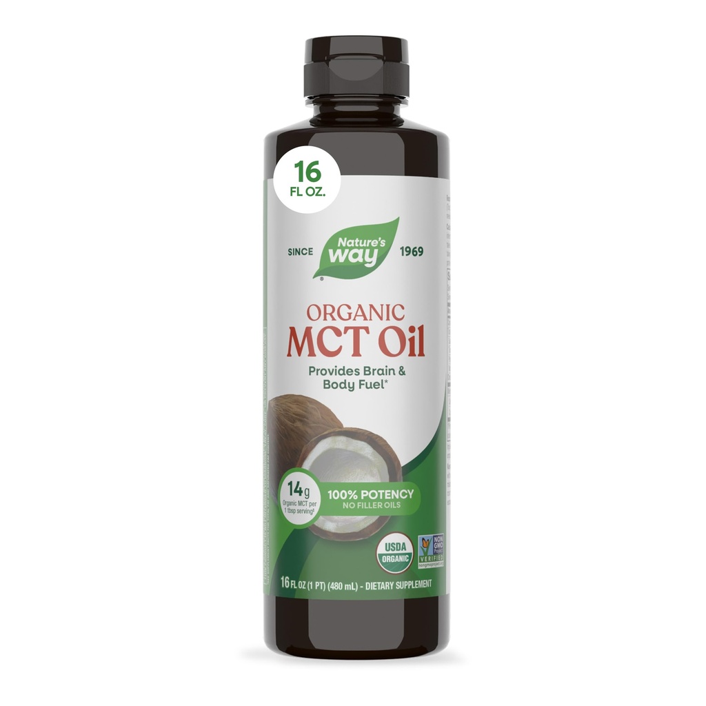 Nature's Way Mct Oil From Coconut - 16 Fl Oz