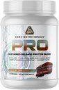 Core Nutritionals Pro Sustained Release Whey Protein Blend | with Digestive Enzymes | 25g Protein, 2g Carbs | No Fillers | 2 Pound (Death by Chocolate)