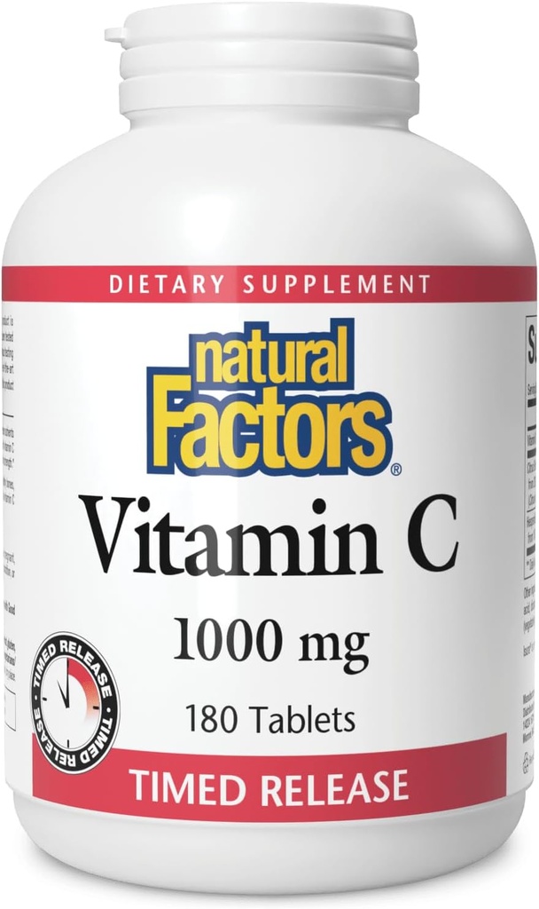 Natural Factors, Vitamin C 1000 mg, Time Release Antioxidant Support for Immune and Bone Health