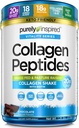 Purely Inspired Collagen Peptides Powder | Collagen Protein Supplements for Women and Men with Biotin | Keto Friendly & Non-GMO | Chocolate, 1.26 lbs (23 Servings)