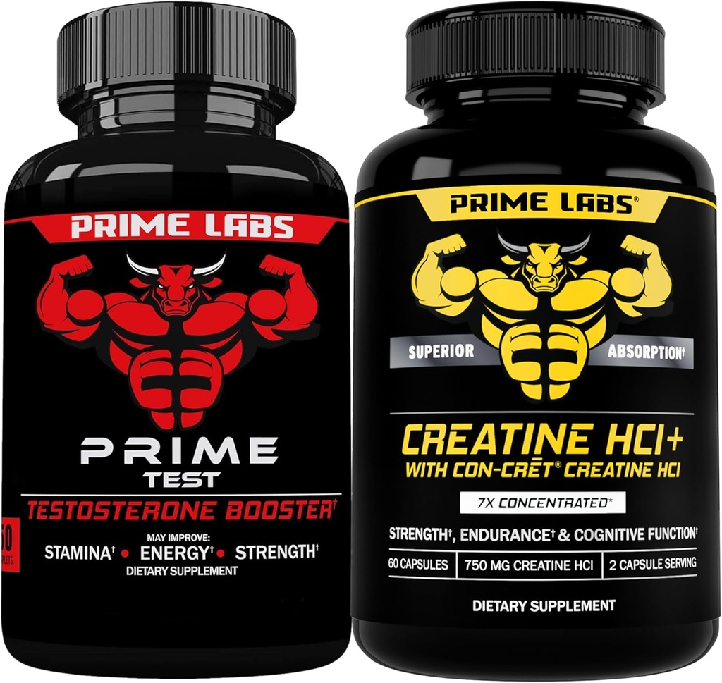 Prime Labs Prime Test + Creatine HCl Capsules
