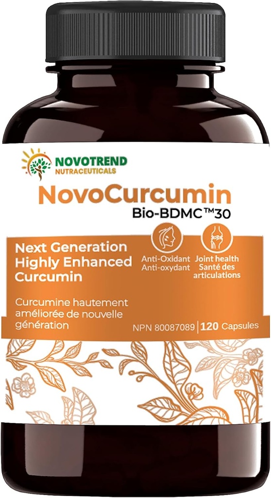 NovoCurcumin-Next Generation Highly Enhanced Curcumin- 120 Capsules