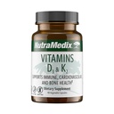 NutraMedix Vitamin D3 and K2 Immune Support Supplement for Women & Men - Help Support Heart Health - Can Assist with Calcium Metabolism (90 Capsules)
