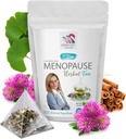 menopause relief - MENOPAUSE TEA 14 DAYS - menopause relief for women,menopause relief for women hot flashes, black cohosh, gingko, red clover, cinnamon chip, green tea, licorice 1 Pack 14 Bags