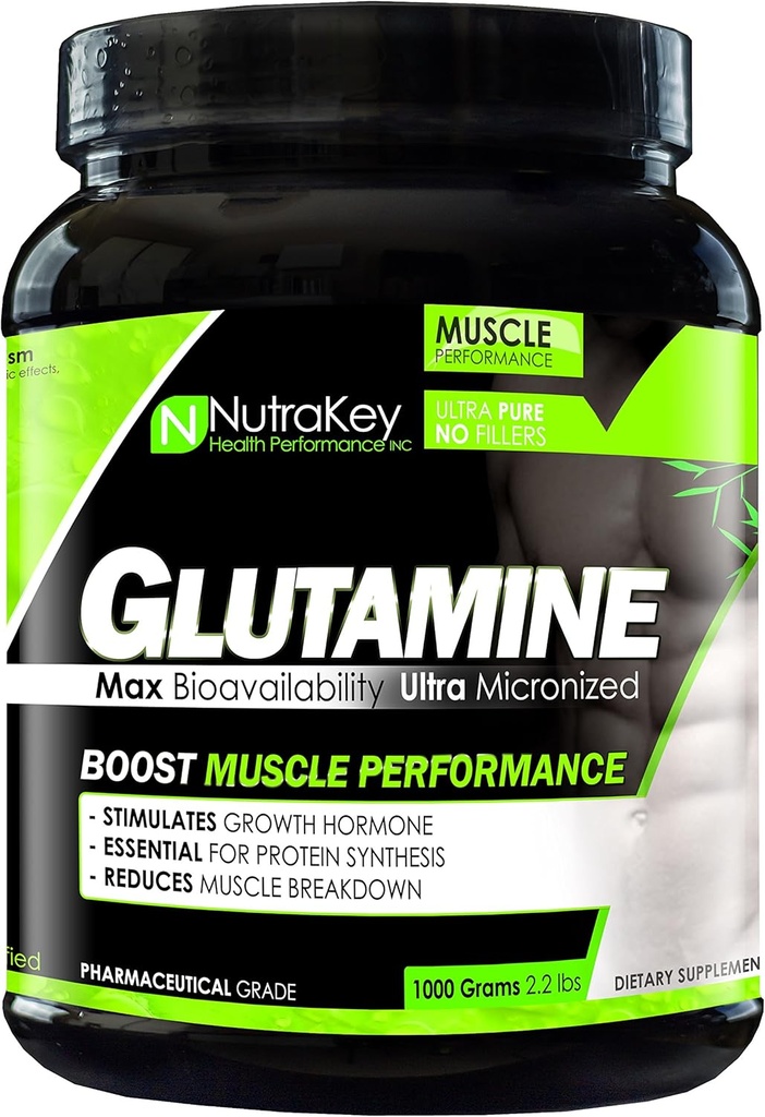NutraKey L-Glutamine 1000 Gram