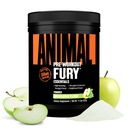 Animal Fury Pre Workout Powder - Green Apple, 350mg Caffeine, BCAA Amino Acids, 2g Beta Alanine, Citrulline & Tyrosine, Energy, Focus, Strength, Endurance, Preworkout for Men & Women, 20 Servings