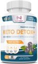 Detox Cleanse for Weight Loss - Natural Gut & Intestinal Cleanse Pills - Proprietary Blend with Psyllium Husk - Keto Detox for Women & Men - Non-GMO, NSF Certified, Made in USA - 60 Capsules