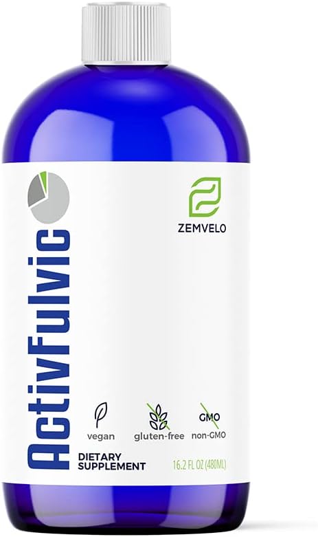 ActivFulvic - Fulvic Acid Liquid Supplement | 32-Day Supply | Digestive Health Support | Enhanced Nutrient Absorption | Natural Detox