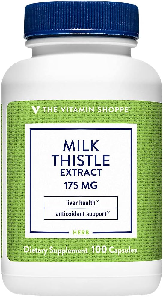 The Vitamin Shoppe Milk Thistle Extract 175 MG (100 Capsules)