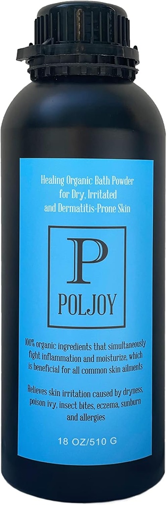 Organic Bath Powder for Dry Irritated Sensitive Dermatitis Prone Skin Adults & Kids Friendly Eczema Treatment