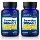 SUPER BETA PROSTATE Advanced – Promote Sleep, Support Bladder Emptying. Prostate Support Supplement for Men's Health with Beta Sitosterol, not Saw Palmetto. (120 Caplets, 2-Pack)