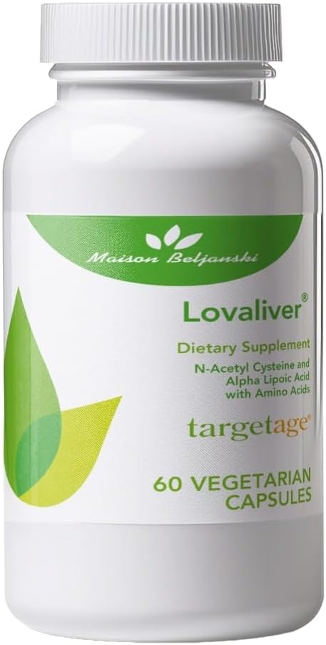 Targetage® by Maison Beljanski® - Lovaliver Vegetarian Supplement - Liver Cleanse, Detox & Repair - 60 Capsules